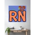 thumbnail image 2 of Registered Nurse Poster Wall Art, Modern Wall Decor, 30x30 UNFRAMED, 2 of 3