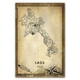 thumbnail image 3 of Laos Vintage Map Prints Canvas, Asia Map Art Canvas, Canvas, Laos Map City style vintage Canvas , Canvas Wall Art, Street Map Artwork Canvas, 3 of 6