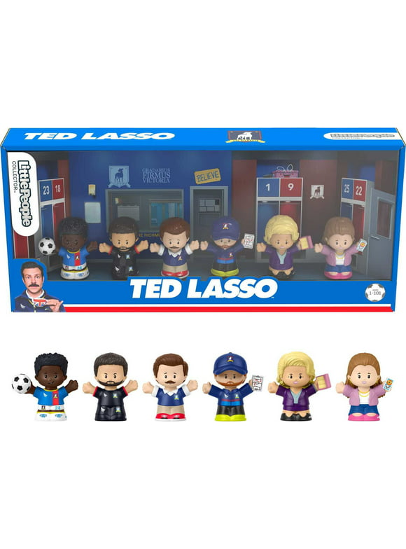 Little People Collector Ted Lasso Special Edition Set for Adults & Fans, 6 Figures