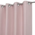 thumbnail image 4 of PiccoCasa 2Pcs Blockout Window Curtain for Kitchen, 52 x 63 inch Pink, 4 of 6