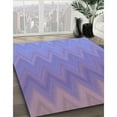 thumbnail image 3 of Ahgly Company Machine Washable Indoor Rectangle Transitional Purple Mimosa Purple Area Rugs, 2' x 5', 3 of 7