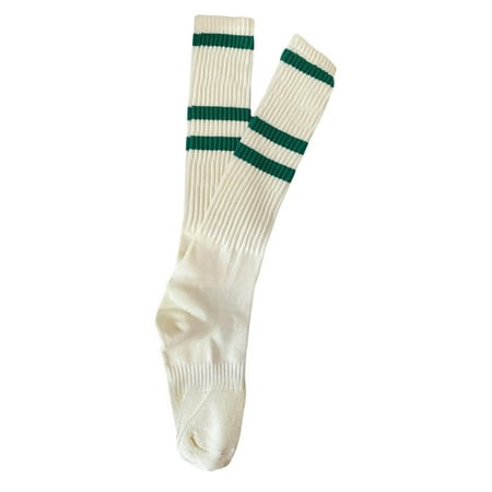 

Gureui Women s Knee High Socks Striped Printed Long Tube Socks Spring Summer Casual Ribbed Knit Cotton Socks for Gilrs