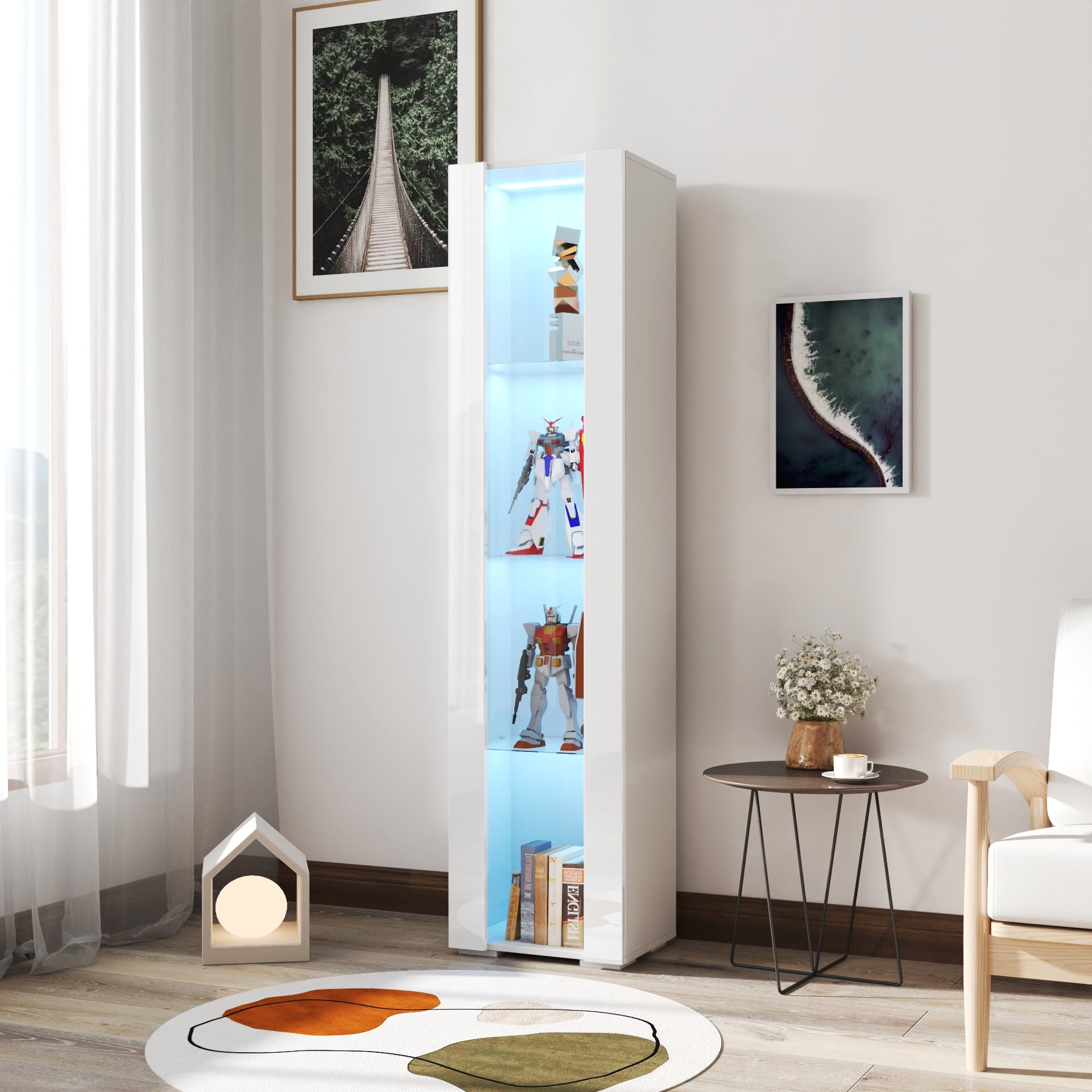 Over-The-Toilet Storage Rack, Bathroom Space Saver Shelf, White