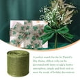 thumbnail image 3 of Monstrate Cintas para el Día de San Patricio, envoltorio de purpurina de hojas, cinta de lazo con cable, manualidades de costura DIY feliz, Kits de decoración para fiestas tipo 11, 3 of 6