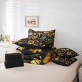 thumbnail image 6 of Feelyou 3D Butterfly Animal Bedding Comforter Set 7 Pieces, Rustic Groovy Floral Full Bedding Set, Farmhouse Botanical Plant Reversible Fitted Sheet Flat Sheet, Lightweight Room Decor, 6 of 8