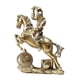 thumbnail image 3 of Estatua Caballero Medieval Figura Decorativa Caballo Escultura Resina Retro Tradicional Adecuada para Decoradores Oficinas Salas Elegantes Y Regalos D 19x7x25cm, 3 of 9