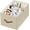 Beige, variant on Shoe Organizer for Closet-Foldable Shoe Storage Organizer Box with Clear Cover and Sturdy Handles,Closet Shoe Storage Bin for Sneakers Sandals Slippers,Space Saving Fit 12Pairs,Grey