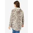 thumbnail image 3 of Roaman's Women's Plus Size Fleece Zip Hoodie Sweatshirt, 3 of 5