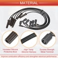 thumbnail image 4 of Cables de Bujía de Encendido de Automóvil Unique Bargains 7mm para Chevrolet Equinox Malibu Uplander 3.4L No.89018131 - Paquete de 6, 4 of 7