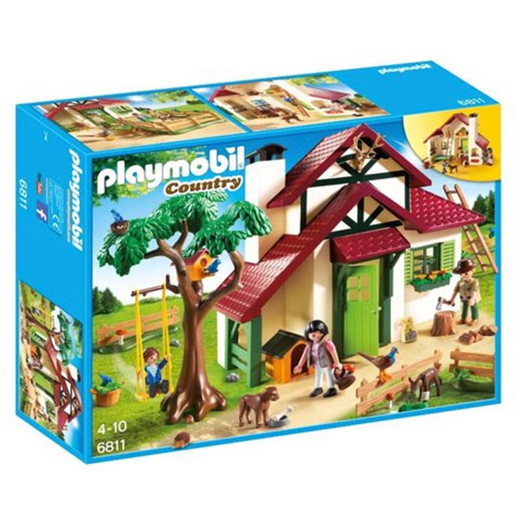 stel je voor Goederen magneet PLAYMOBIL Country Forest Ranger's House 6811 (for Kids 4-10) - Walmart.com