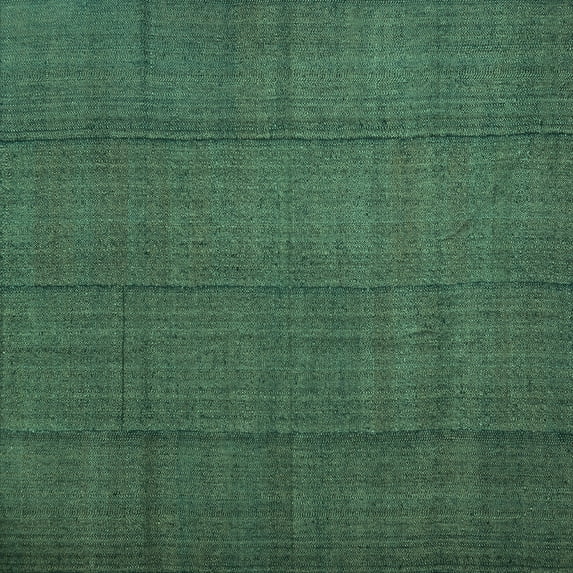 Ahgly Company Machine Washable Indoor Square Abstract Turquoise Blue Contemporary Area Rugs, 8' Square