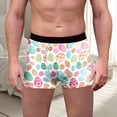 thumbnail image 2 of Holiday Underwear for Men Casual Soft Briefs with Easter Print Multicolour XXXL, 2 of 4