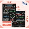 JennyGems First and Last Day of School Chalkboard Sign, Reusable Double ...