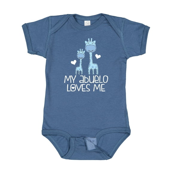 Inktastic My Abuelo Loves Me Grandson Boys Baby Bodysuit