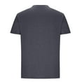 thumbnail image 4 of Coorders George Round-Neck Men's and Big Men's Cotton T-Shirts,Short Sleeves Crewneck Tee,Gray,XXL, 4 of 5