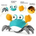 Crawling Crab Baby Toy Cute Tummy Time Sensory Crabs with Light Up Music for 06 612 Months