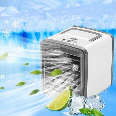 

Air Conditioning Fan Clearance Sale Mini Refrigeration Humidification Spray Small Fan with Colorful Night Lights