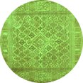 thumbnail image 1 of Ahgly Company Indoor Round Persian Green Bohemian Area Rugs, 3' Round, 1 of 1