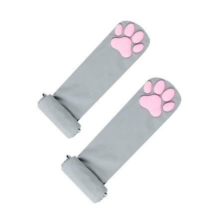 

Farrubbyine8 Women Cat Paw Pad Socks Cute 3D Kitten Claw Socks Thigh High Socks