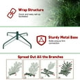 thumbnail image 6 of 7FT Slim Pencil Christmas Tree with 469 PVC Tips, Space-Saving Design & Metal Stand, 6 of 10