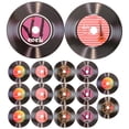 thumbnail image 1 of 16 discos de vinilo decorativos para pared de dormitorio, estilo retro., 1 of 8