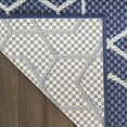 thumbnail image 6 of Nourison Horizon 8' Runner Navy Fabric Area Rug, 6 of 7