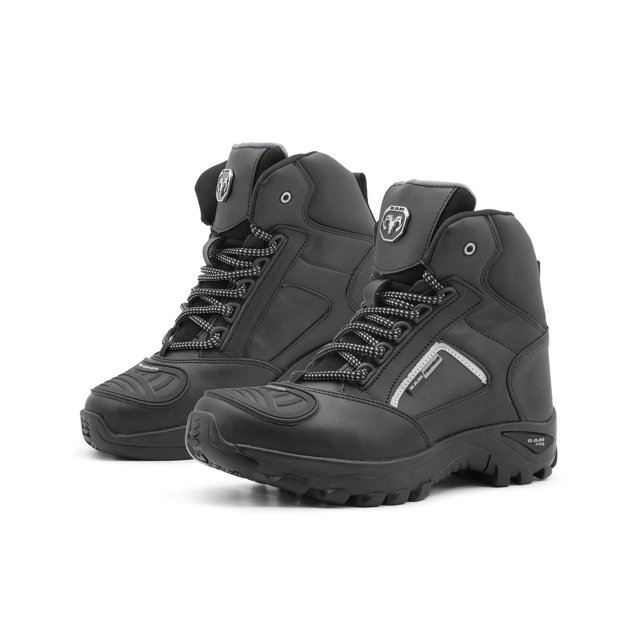 Bota Táctica Ram Para Hombre Trabajo Industrial Negro/Acero negro 26