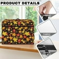 thumbnail image 6 of ZIATUBLE Thanksgiving Fall Sewing Machine Cover Pattern Maple Leaves Sewing Machine Protective Dust Cover Stain Resistant Protect Cover with Pocket Compatible Most Sewing Machine, 6 of 7
