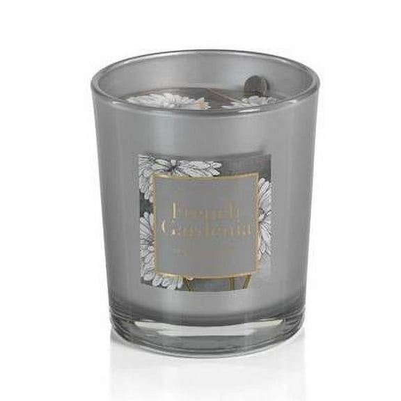 FRENCH GARDENIA Zodax Illuminaria Floral Jar Candle 12 Ounce
