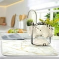 thumbnail image 5 of Marble White Dish Drying Mat 16x18 for Kitchen Golden Grey Marble Dishes Pad Dish Drainer Rack Mats Absorbent Fast Dry Kitchen Accessories, 5 of 7