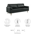 thumbnail image 6 of Valour 81" Leather Sofa-EEI-4634-BLK, 6 of 7