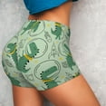 thumbnail image 3 of KLL Cute Dinosaurs in Space Pattern Workout Shorts for Women Scrunch Short Gym Yoga Running Sport Active Exercise Fitness Shorts, 3 of 8