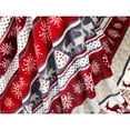 thumbnail image 6 of Blueek Christmas Throw Blankets, Winter Holiday Fleece Blanket, Reindeer Snowflake Printed Flannel Blanket, Xmas Decorations for Bedroom, Gifts for Women, 39x27 Inch, 6 of 8