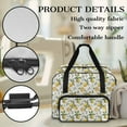 thumbnail image 5 of ZIATUBLE Lemon Portable Cover Tote Bag with Zippers Organizer Bag Easy to Clean Sewing Machine Bags and Totes Large Capacity Padded Storage Bag Reusable Sewing Machine Tote Bag, 5 of 7