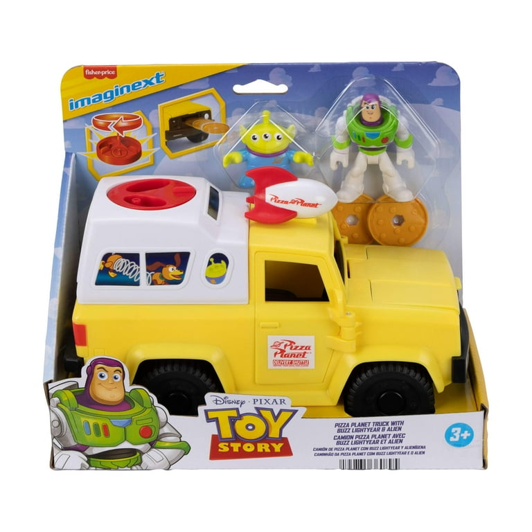 Disney and Pixar Toy Story Pizza Planet Truck with Buzz Lightyear
