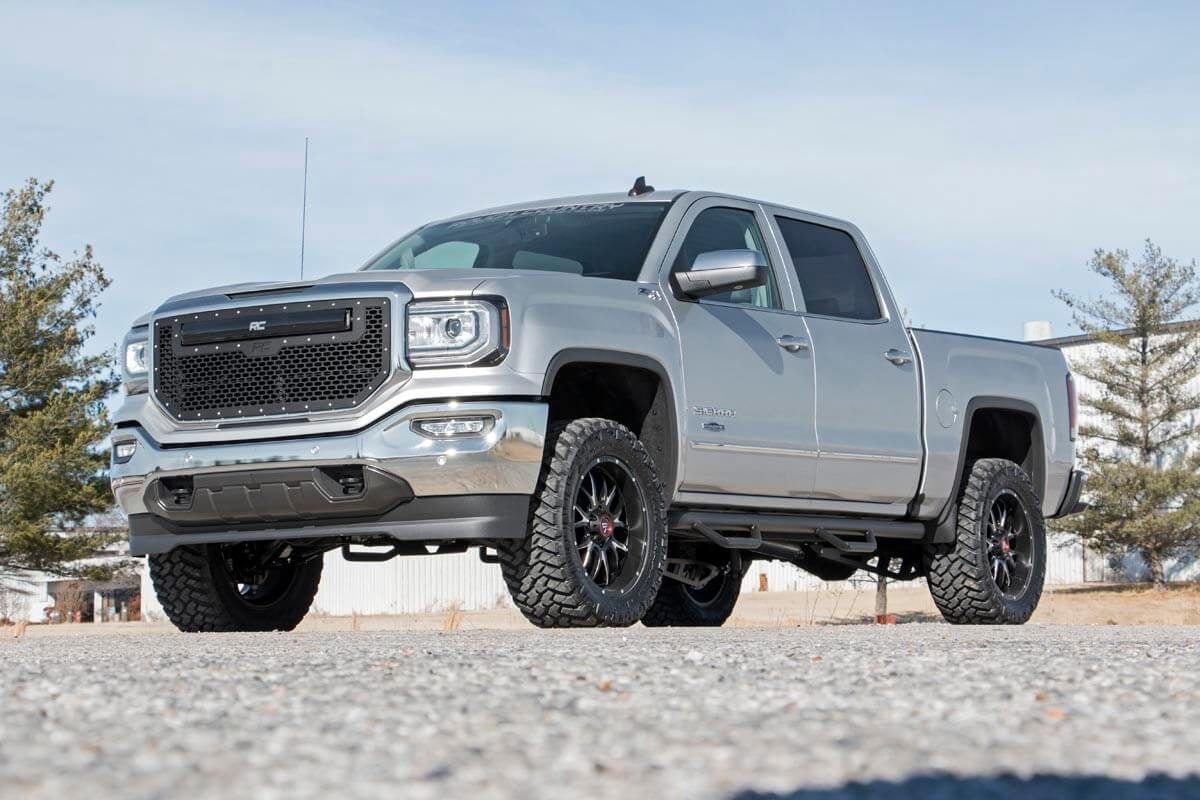 Rough Country 3.5" Lift Kit for 14-18 Chevy/GMC 1500 4WD w/Cast Steel Arms - 12430 Fits select: 2014-2018 CHEVROLET SILVERADO, 2014-2018 GMC SIERRA