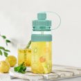 thumbnail image 4 of Botella de deporte de viaje al aire libre para niños y estudiantes con correa de vaso de agua de plástico con espacio de paja para PC Wmkox8yii jkg6045, 4 of 6
