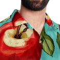 thumbnail image 5 of Fruit Men's Short Sleeve Button Down Hawaiian Shirts for Summer Beach Casual Printed Style, 5 of 6