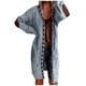 thumbnail image 2 of Puntoco Moda Mujer Manga Larga Casual Cárdigan Largo Abrigos Suéter Ropa de Abrigo Puntoco Puntoco-2958, 2 of 7