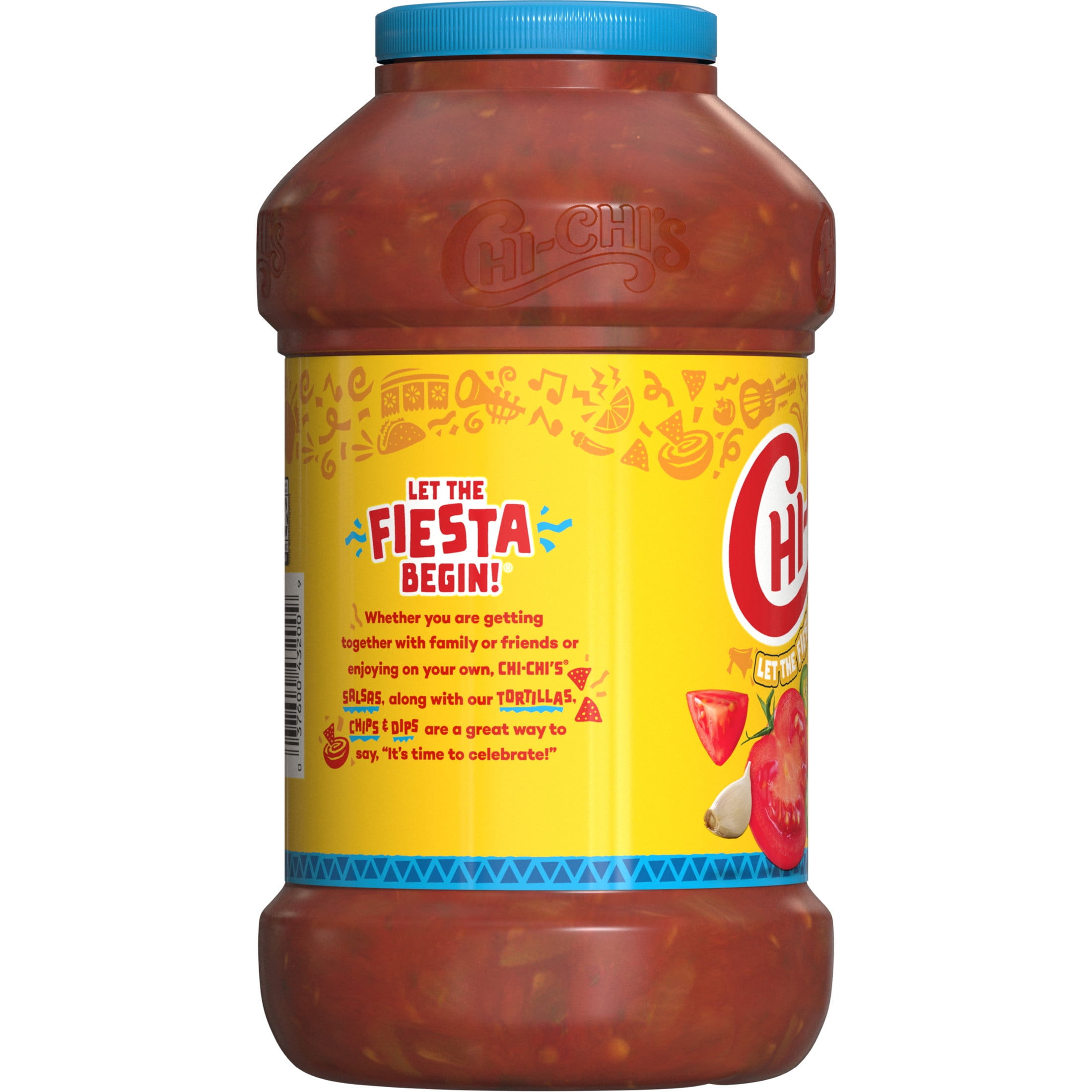 CHI-CHI'S Thick & Chunky Medium Salsa, Gluten Free, Chip Dip, Large 48 oz Plastic Jug​