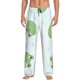 thumbnail image 1 of Balery Kawaii Frogs Pantalones de pijama para hombre, pijama ultraligero, pantalón de descanso-Large, 1 of 6