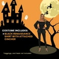 thumbnail image 5 of Underwraps Black Renaissance Woman's Costume Shirt | Large Female, 5 of 6