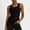 Black, variant on CheerKidz Women's Solid Color Scoop Neck Sleeveless Casual Tank Top Black XL