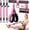 Pink, variant on Upgraded Multifunction Pedal Resistance Band with Handle, 3 Tube Adjustable Resistance Bands for Abdomen, Waist, Arm, Core/ABS, Leg Workout - Sit Up Exercise Equipment for Women