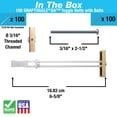 thumbnail image 2 of Toggle Bolt TOGGLER SNAPTOGGLE para paneles de yeso de alta resistencia, paquete de 100, 2 of 7