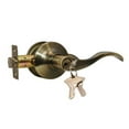 thumbnail image 2 of Constructor PRELUDE Entry Door Lever Handle Lock Set Antique Copper Finish, 2 of 2