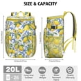 thumbnail image 3 of Travel Cooler Bag - Lemon Camping Beer Cooler Backpack with Bottle Opener- Waterproof Insulated Picnic Backpacks - Cooler Bag for Beach, 3 of 6