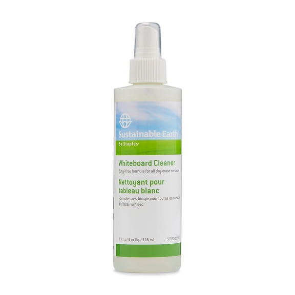 Sustainable Earth by Staples Multi Whiteboard Cleaner 8 oz. 887114