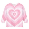 thumbnail image 4 of DxhmoneyHX Valentines Day Shirt Crew Neck Love Heart Graphic Outfit Kids Pullover Tops for 3-12 Years, 4 of 4