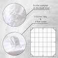 thumbnail image 7 of Goose Feather Down Fiber Comforter Twin Size,100% Organic Cotton Duvet Insert,All-Season Luxury Duvet Insert with Baffle Box Design, 700+Fill Power Hotel Collection Bedding Comforter, 7 of 7